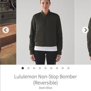 Lululemon bomber jacket